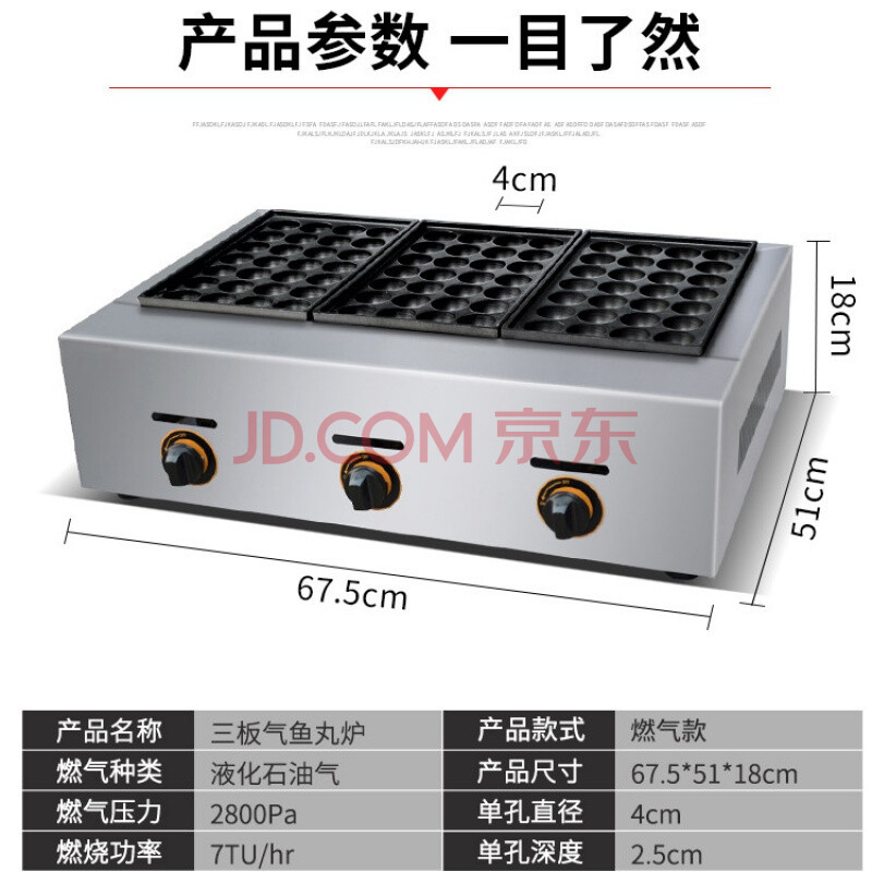 章魚小丸子機器商用電熱魚丸爐烤盤蝦扯蛋章魚燒機丸子機擺攤 三板