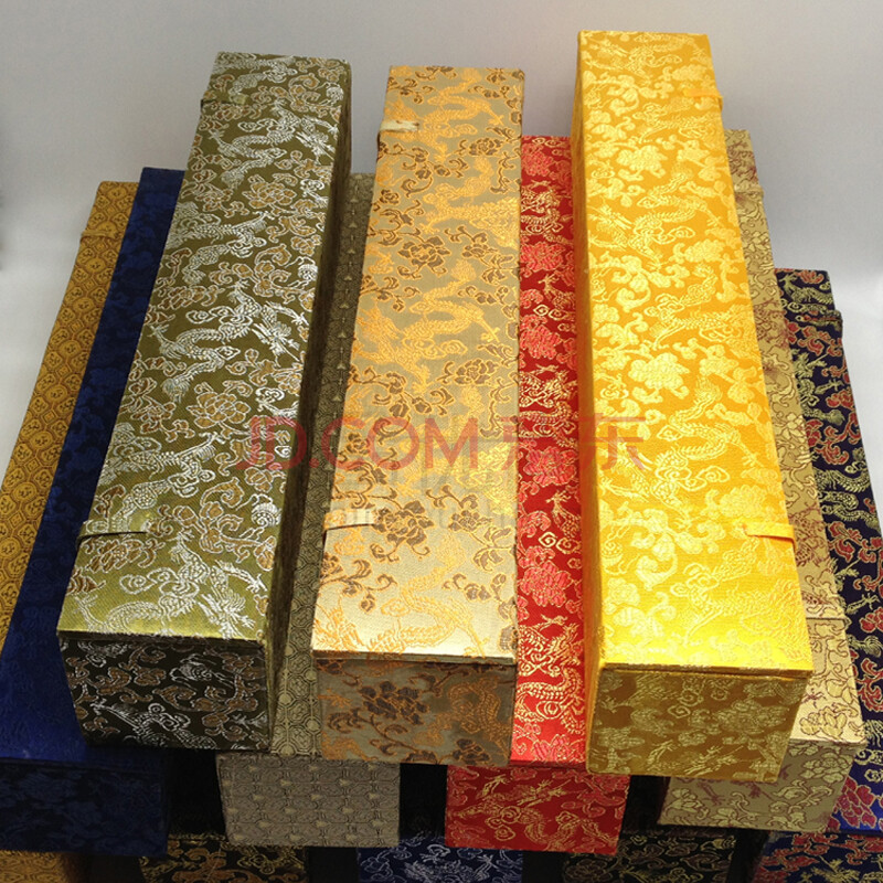 装画盒 书画锦盒字画收藏盒卷轴包装盒防潮字画收纳筒盒子定制礼盒 1