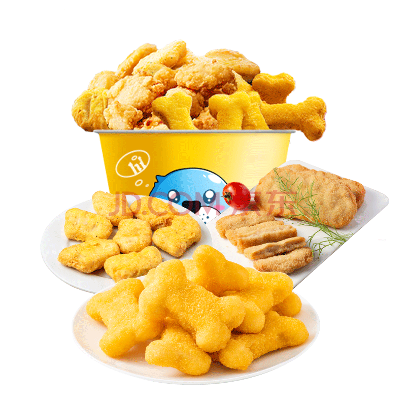 大江生鲜 炸鸡套餐 半成菜品 炸鸡全家桶油炸小吃 炸鸡三件套