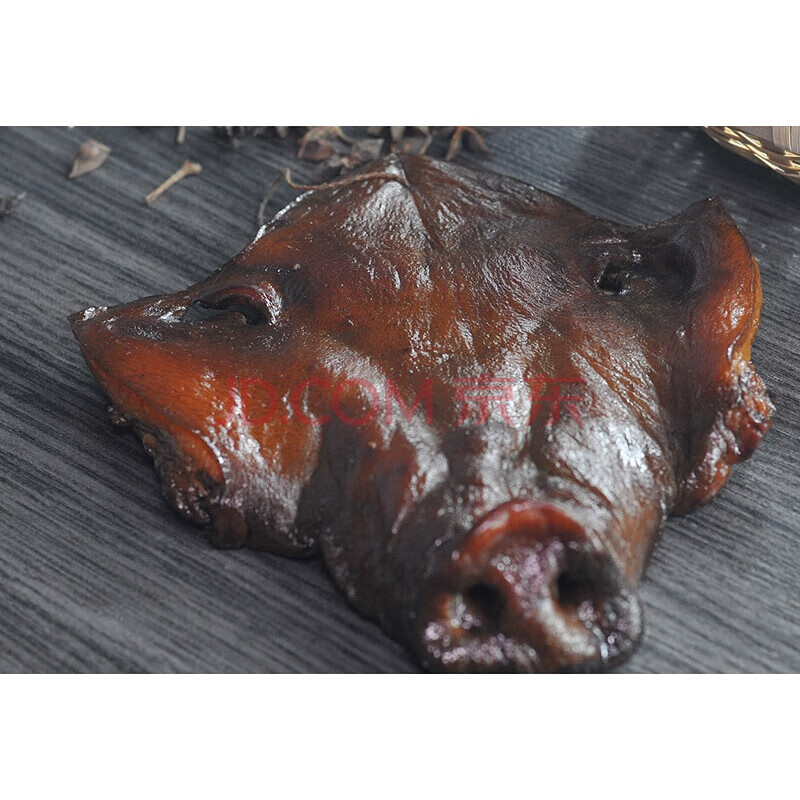 腊猪嘴农家自制烟熏腊肉湖南特色腊味烟熏猪脸猪嘴拱嘴 150g已切好