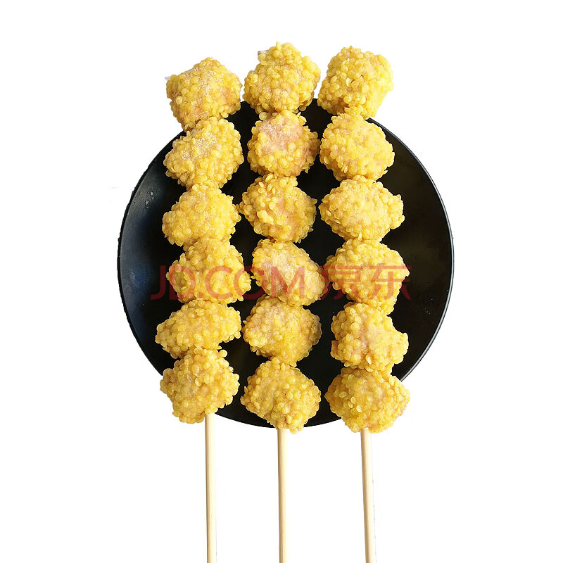 盐酥鸡串20/40/60串/包1000g 商用冷冻油炸小吃半成品食品鸡肉串裹粉