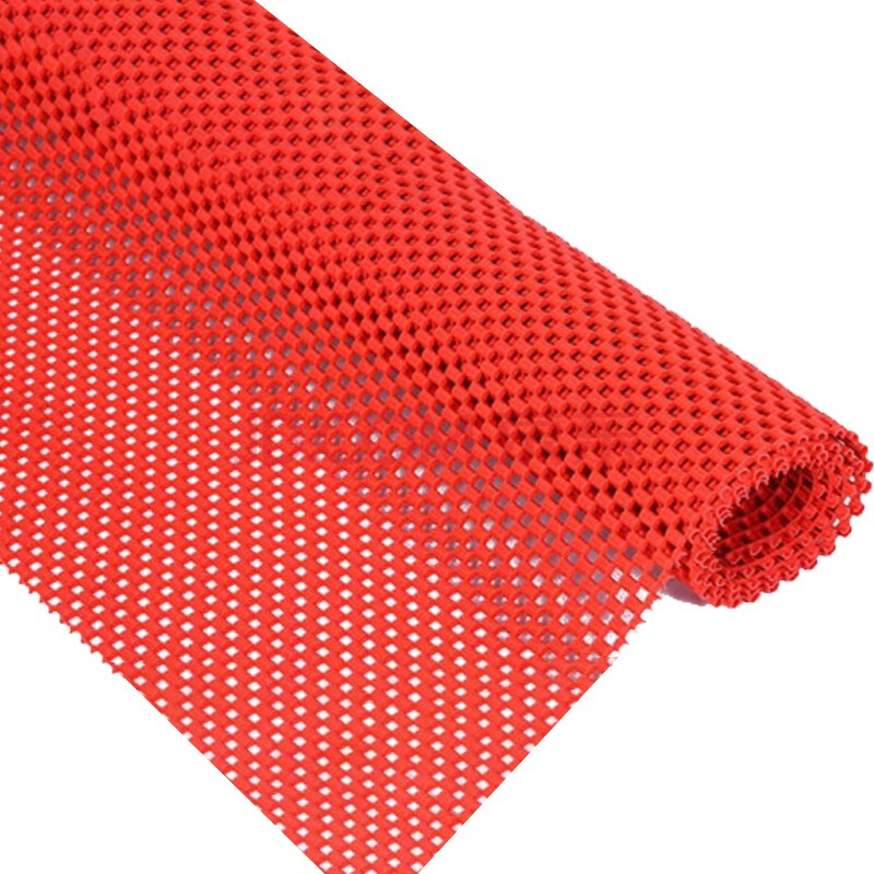 lanpiind 熟胶pvc防滑垫厨房浴室塑料地毯橡胶地垫 红色 1.2宽*1米