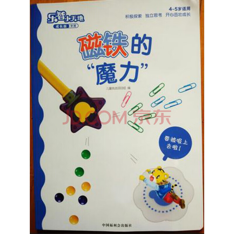 2-6岁 幼儿园幼儿版学习版成长版儿童玩具 成长版4-5岁磁铁的魔力