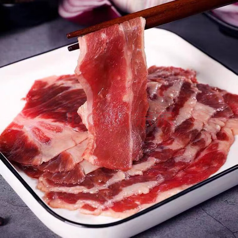 4斤新鲜肥牛卷微调理牛肉卷火锅食材批发涮火锅牛肉片2斤 青封铭 2斤