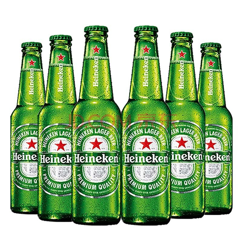 喜力(heineken)啤酒 原装进口经典风味黄啤 喜力330ml*24瓶