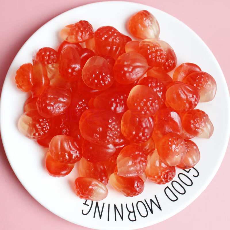 红色草莓橡皮糖500克【图片 价格 品牌 报价】-京东