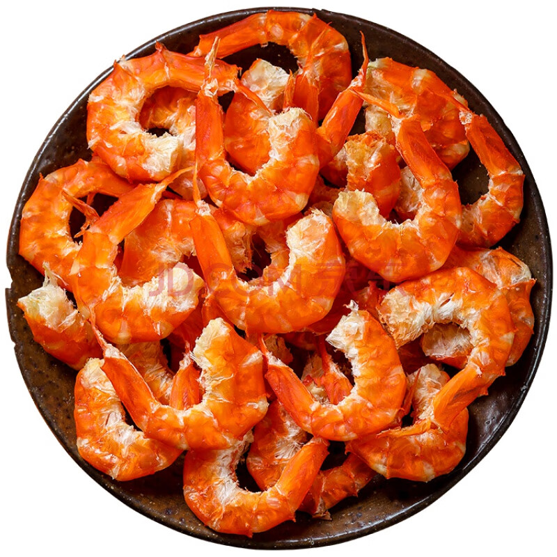 山东特产特大金钩海米虾米海鲜干货大虾仁干新鲜虾干即食开洋虾尾500g