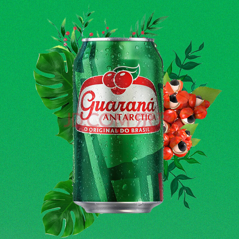 guarana 巴西进口瓜拉纳汽水果汁碳酸饮料果味运动解渴饮品350ml