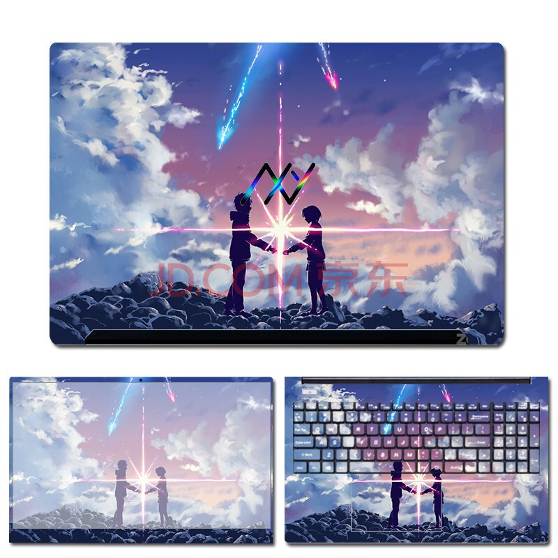 6英寸笔记本透明磨砂保护贴膜 款式6 abc面 抗蓝光屏幕膜 键盘膜