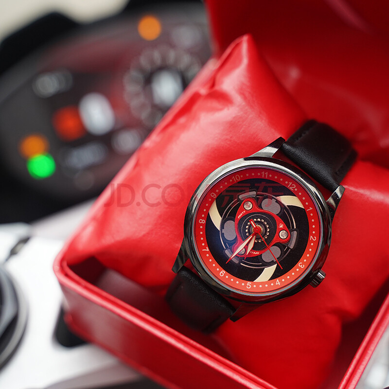 杜卡迪手表五代抖音新款网红透明离合指针款赛车机车手表可旋转夜光