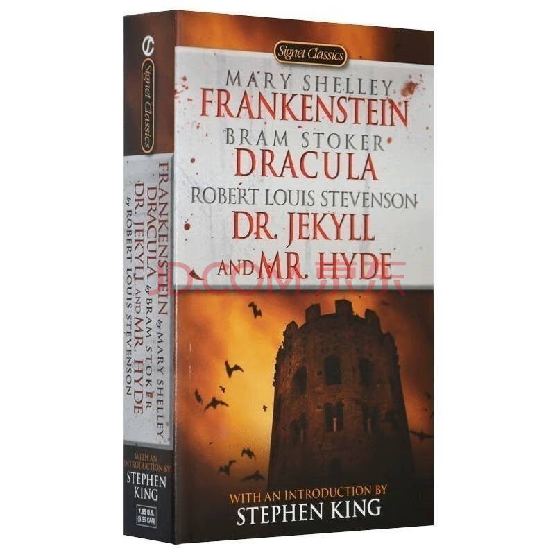 弗兰肯斯坦frankensteindraculadrjekyllandmrhyde英文原版科幻小说书