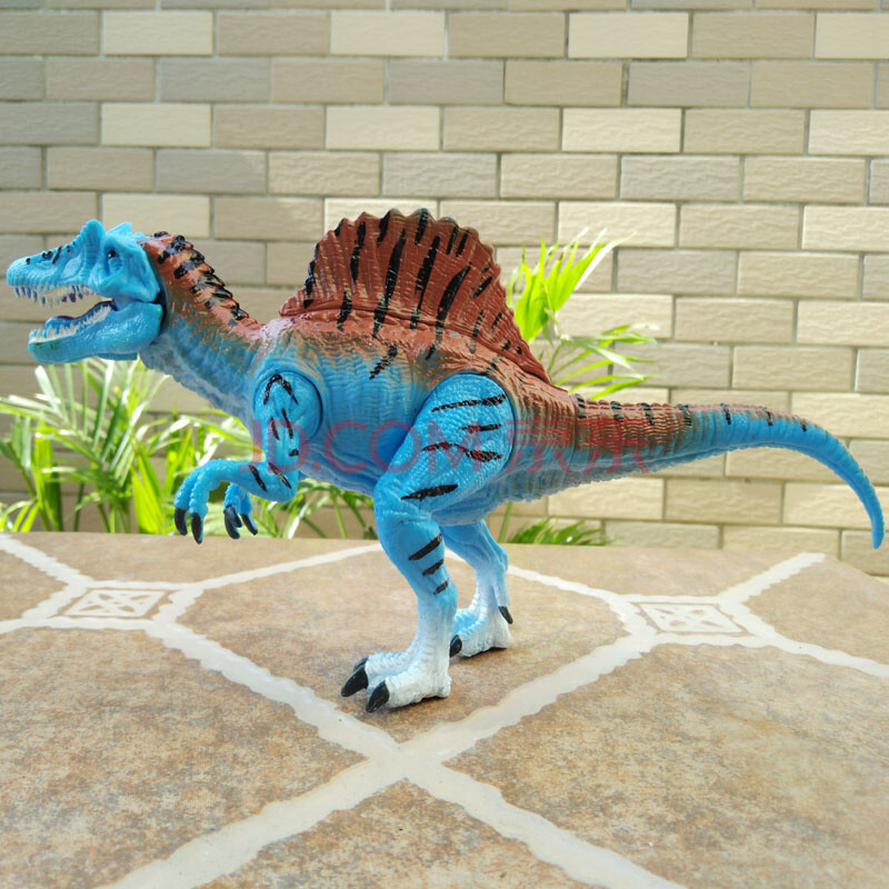 侏罗纪大号仿真益智恐龙玩具模型棘背龙霸王龙下颚四肢关节可活动 棘