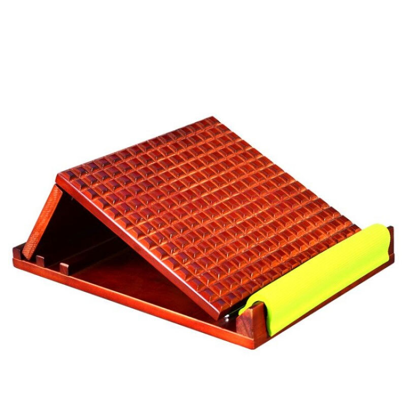 鲁作工艺拉筋板实木健身斜踏板家用站立拉筋站板折叠拉筋凳櫈 橡木