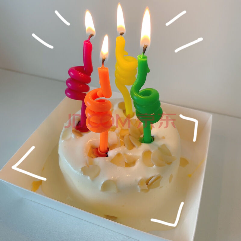 生日蜡烛烟花韩国ins惊喜小丑横幅蜡烛蛋糕插牌新奇蜡烛生日惊喜装饰