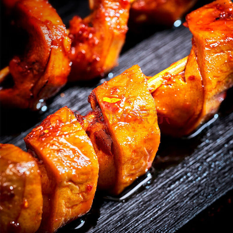 休闲零食香辣烤面筋串麻辣小吃特色豆制品辣条面筋网红食品 【】香辣