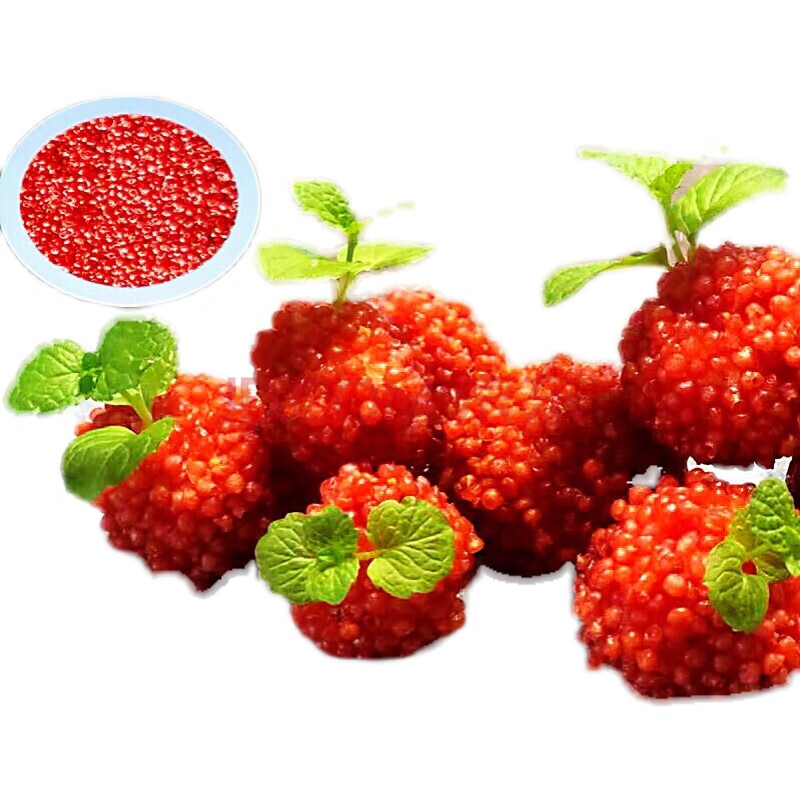 红色脆花粒 德创 妃子笑油炸粒脆花粒红脆粒 速食虾球粒250克 小竹篮