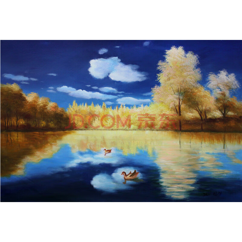 朝鲜一级画家 仁英《冬日》6844