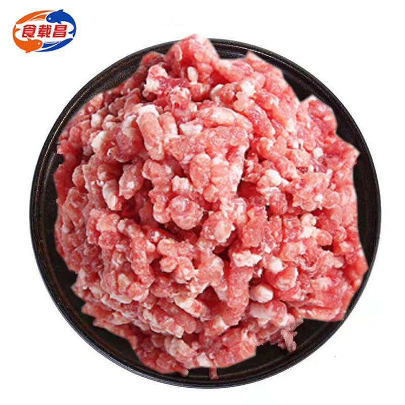 食载产猪肉馅儿新鲜五花肉馅前腿后腿肉馅农家饲养当日现杀猪肉猪肉馅
