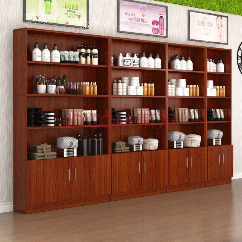 中拾展示柜货柜产品柜理发店美甲店化妆品柜红酒柜家用 80宽180高24深