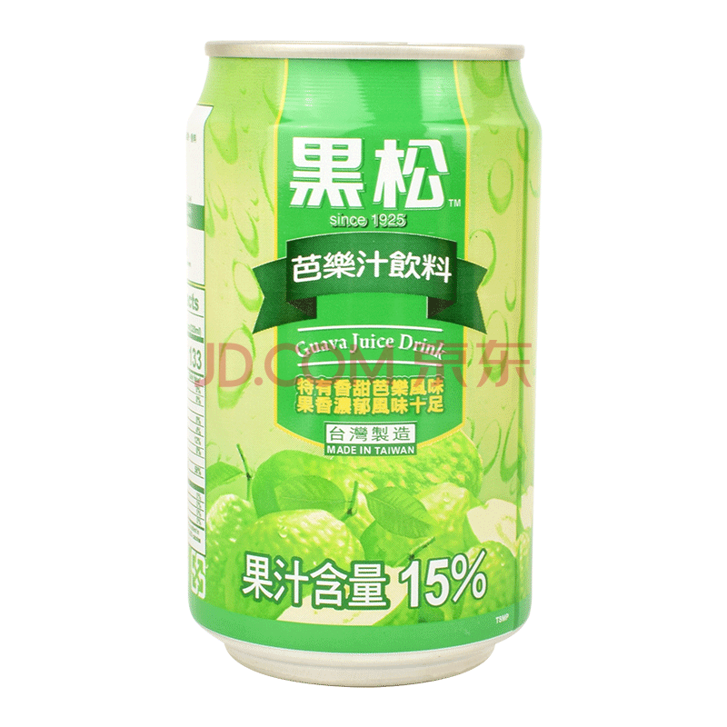 台湾原装黑松芭乐汁番石榴320ml*24罐 天然果汁浓郁 整箱24罐