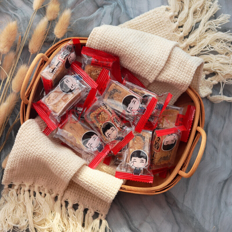 特产手工白水贡糖酥糖蒜蓉芝麻软贡糖茶点点 蒜蓉味5斤