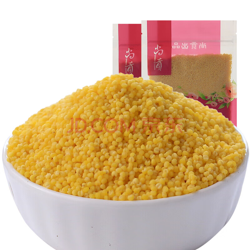 小米山西黃小米 尚貢粗糧雜糧小黃米粥粟米500g