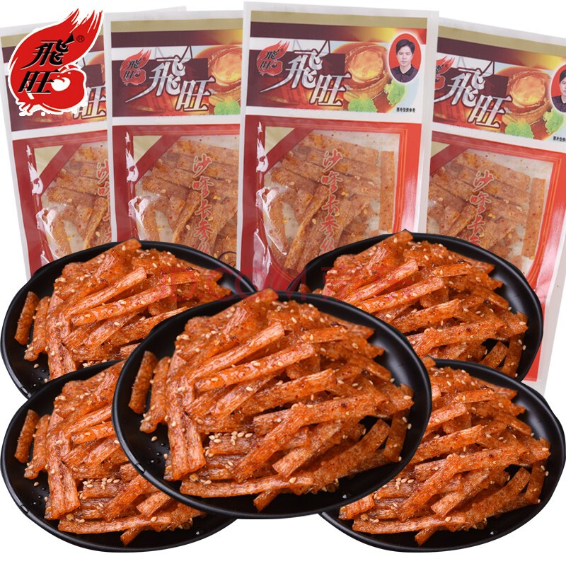 飞旺辣条小时候回忆八宝里青丝50包麻辣儿时8090后怀旧网红小零食小吃