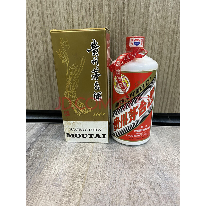 标的二十一飞天茅台38度500ML 2001年1瓶－海关/政府-京东拍卖