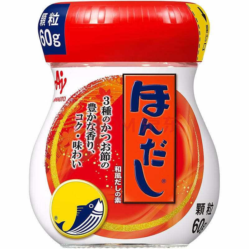 【日本原装进口】 味之素木鱼素60g 海鲜鲣鱼风味调味料关东煮味增汤