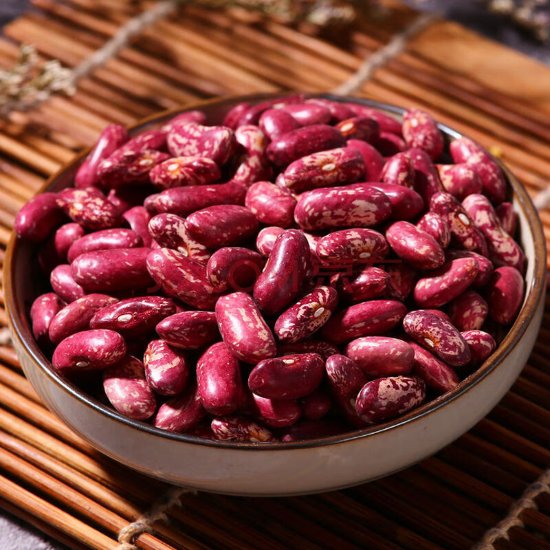 东北紫花芸豆5斤大饭豆四季豆花腰豆子五谷杂粮红花芸豆大碴粥 5斤