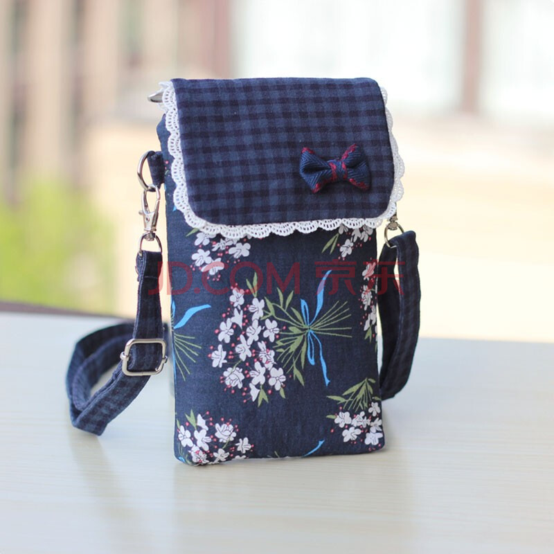 棉布艺新款手机袋子布袋便携放手机包女包斜挎包装迷你妈妈小包包