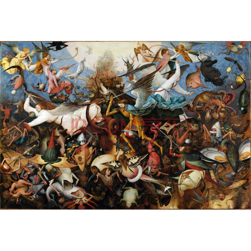 后的晚餐1000片木质拼图世界名画油画进口品质尼德兰箴言 反叛天使的