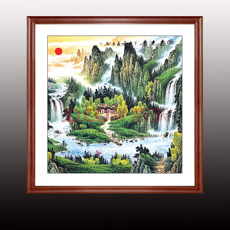 【源远流长】款式12 80*80厘米【带框成品】