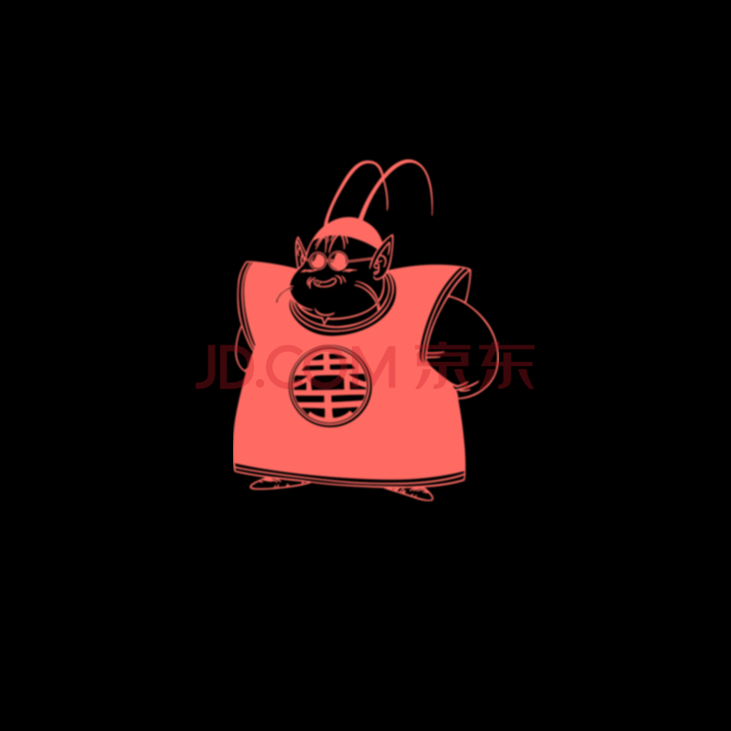 七龙珠人物北界王夜光壁画贴纸东界王,南界王,西界王荧光玻璃墙纸贴