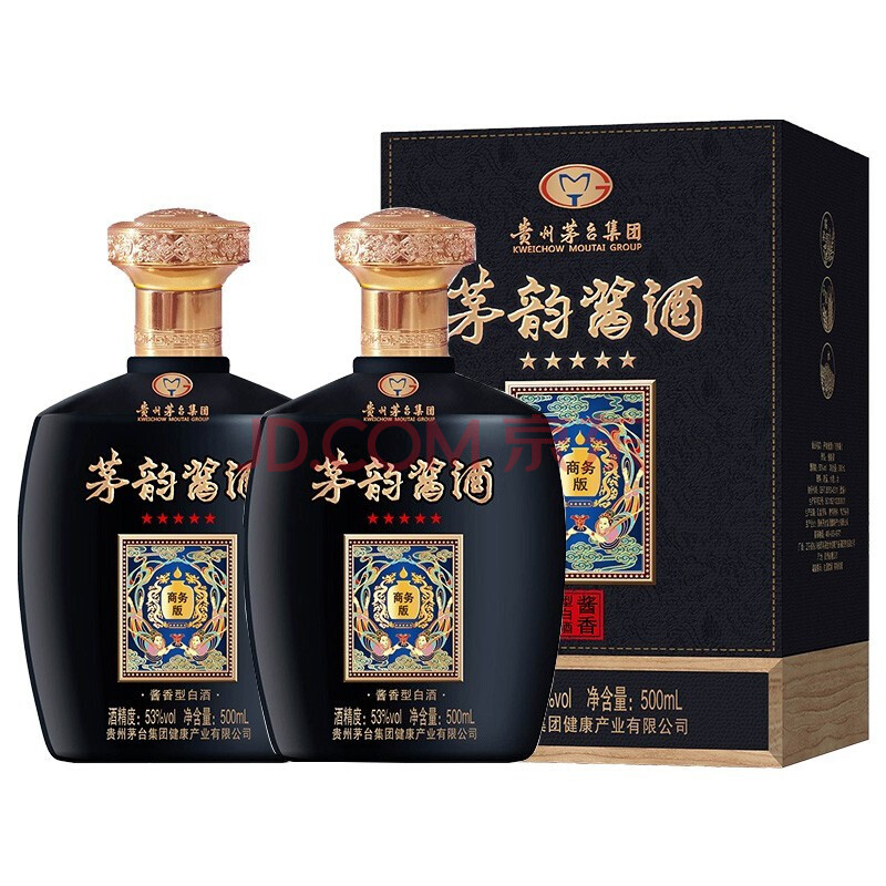 貴州茅臺集團 醬香型白酒 53度 茅韻醬酒商務版 500ml*2 雙瓶裝