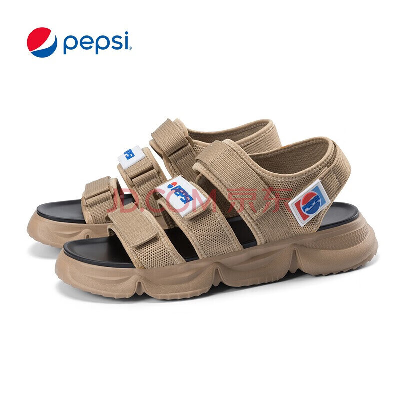 百事可乐pepsi凉鞋男鞋休闲鞋男士沙滩鞋凉拖学生夏季运动防滑软底