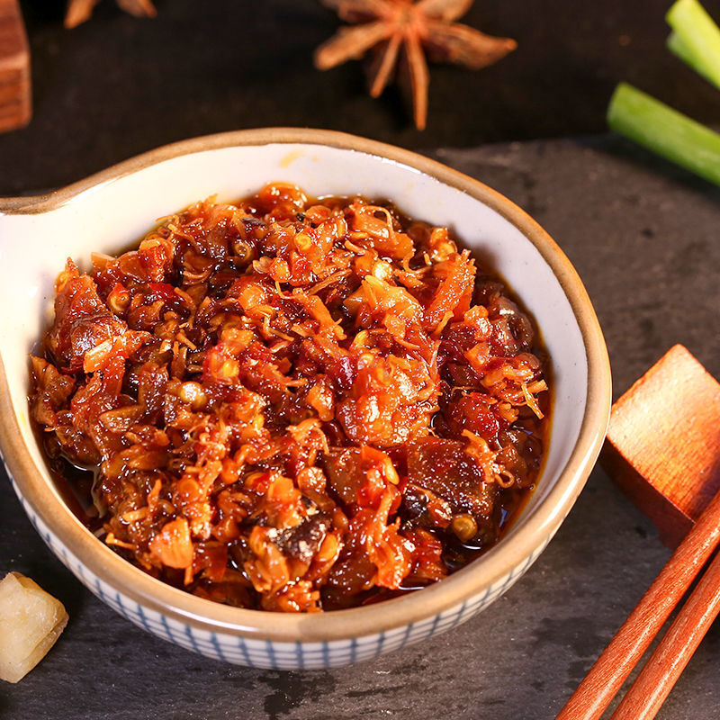 瑶柱虾仁海鲜酱xo酱干贝虾酱即食下饭菜拌饭拌面酱调味