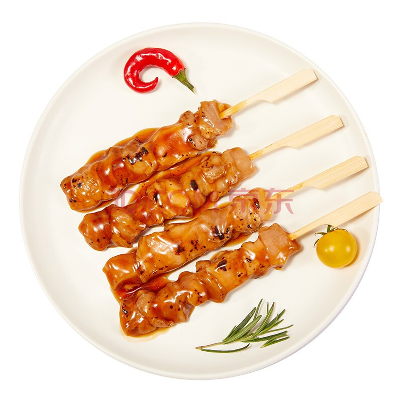 新美泰 日式照烧鸡腿肉串 400g/10支 日本便利店炭烤照烧鸡腿串鸡肉串