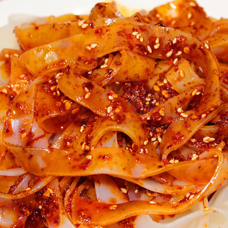 甘肃特产王小凤擀面皮 试吃 擀面皮面筋御面条呱呱各一份