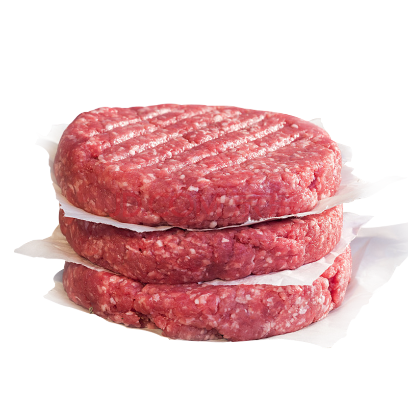 安格斯牛肉饼汉堡肉饼谷饲牛肉饼原味生鲜 牛肉饼80g/片*12片