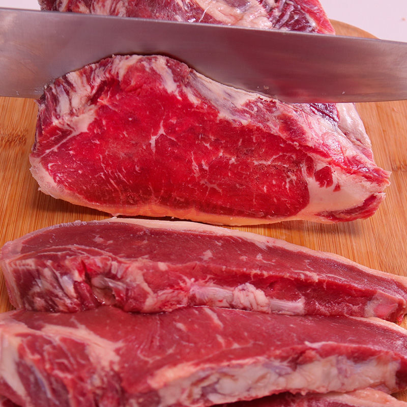 原切不注水西冷牛肉批发肉食类牛里脊肉新鲜冷冻正宗黄牛肉 梁山泊 5