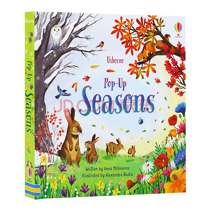 四季 英文原版绘本 usborne pop up seasons 尤斯伯恩 儿童趣味3d视觉