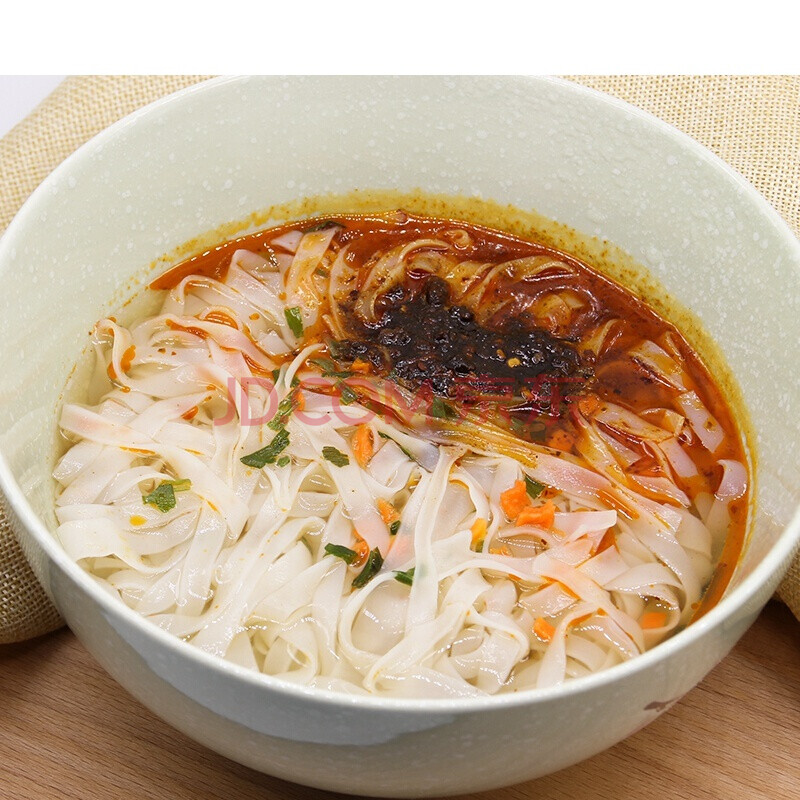 云南卷粉6袋装云南特产麻辣红烧蒸河粉速食清真早餐食品 傣味小米辣x6