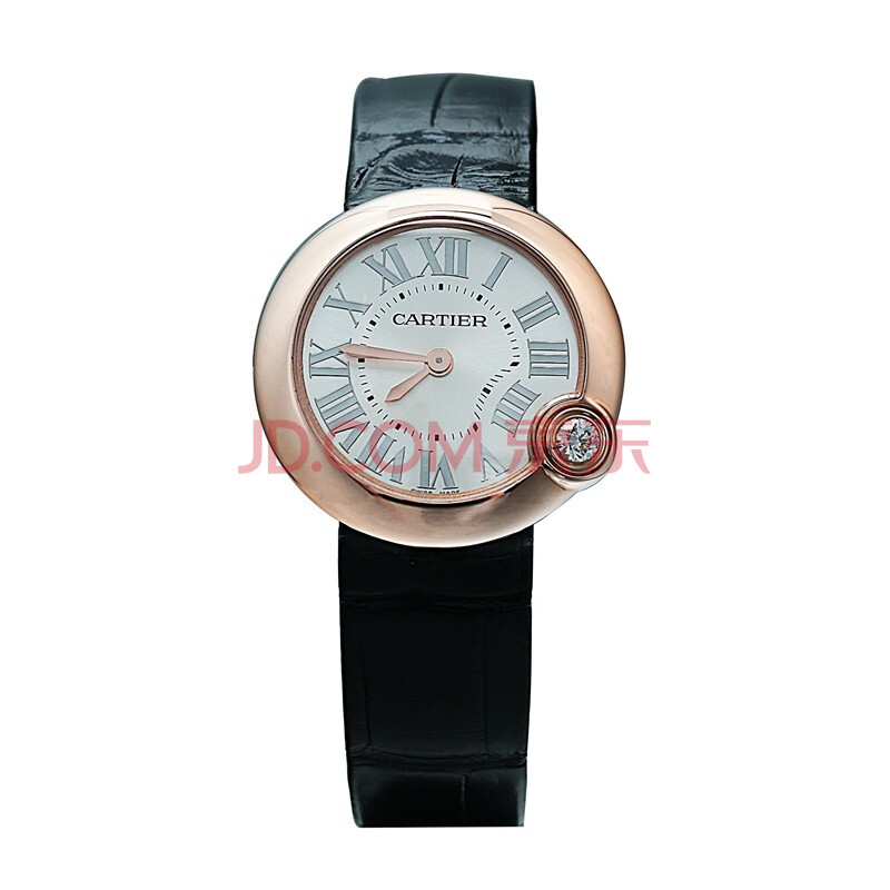 【二手95新】卡地亚 ballon blanc系列 30mm18k玫瑰金石英女士手表 wg