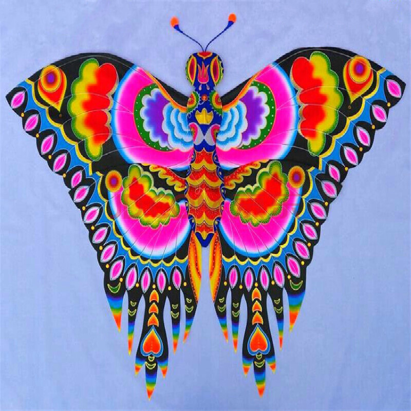 潍坊传统蝴蝶风筝竹骨架舞蹈道具风筝风筝厂新款金粉获奖蝴蝶 大获奖