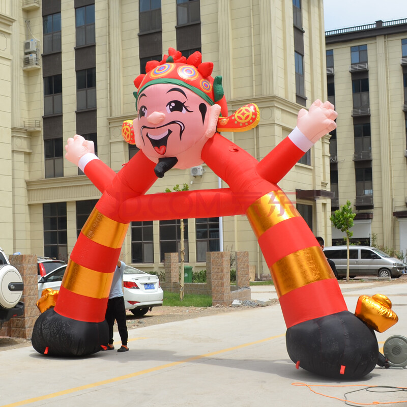 lgqm/龙港气模2019新款开业拱门充气卡通拱门气模庆典小丑幼儿园彩虹