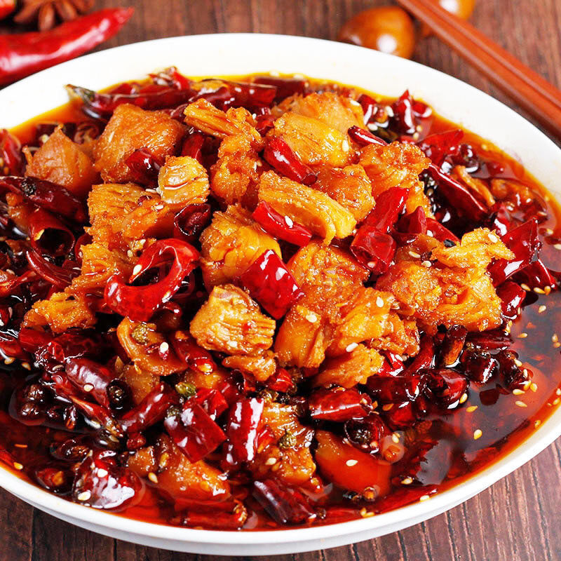 [一斤装]四川特产麻辣猪尾巴零食袋装肉类小吃香辣味卤味熟食食品