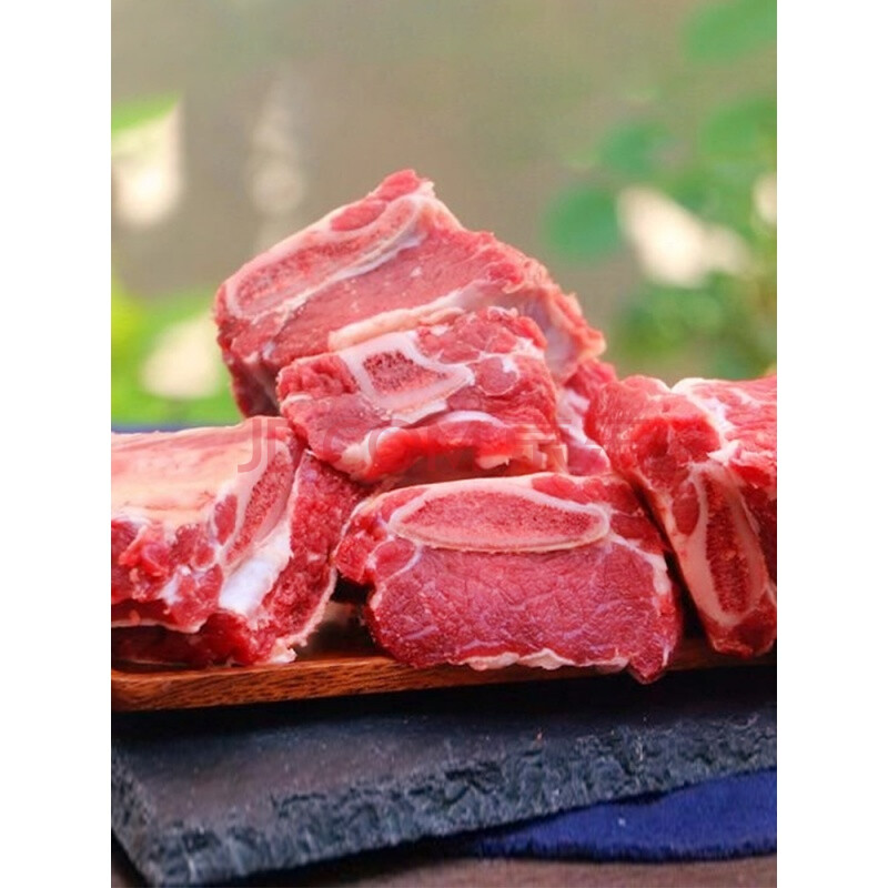 黃牛牛排骨2000g新鮮帶肉整根牛肋骨牛仔骨冷凍牛肉