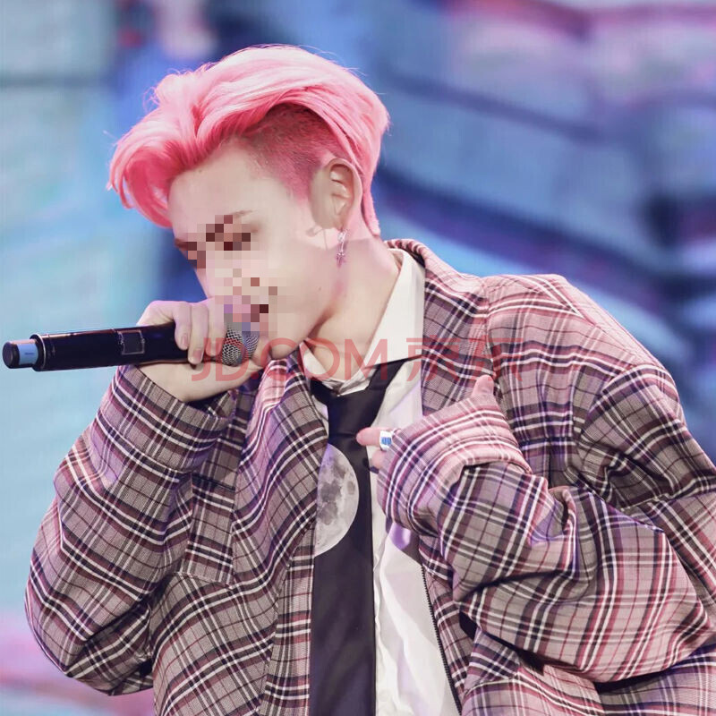 剂银灰奶奶灰雾蓝黑男生染膏显白海王红橘色 渣男粉(头发有8度黄拍)