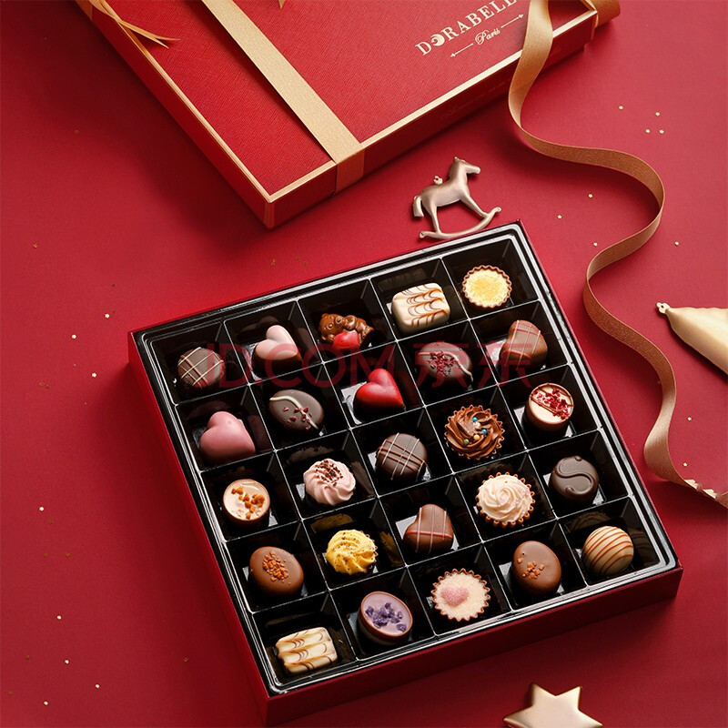 朵娜贝拉dorabella比利时进口夹心巧克力礼盒装零食糖果大礼包男生送